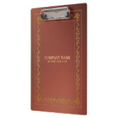 金ゴールドヴィンテージフレーム（茶色） クリップボード (左)