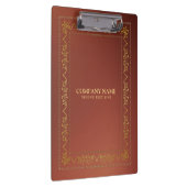 金ゴールドヴィンテージフレーム（茶色） クリップボード (右)