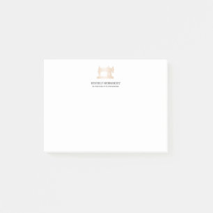 金ゴールドヴィンテージ裁縫機械のシーストレス変化 ポストイット