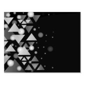 金ゴールド三角形とぼやけた暗い背景 ラバースタンプ (インプリント)