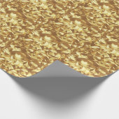 金ゴールド三角形：抽象芸術バックグラウンドテクスチャ ラッピングペーパー (角)