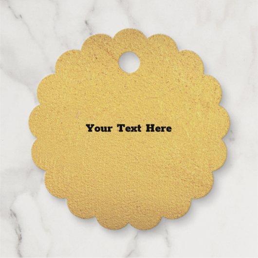 金ゴールド不気味キャットアーチバックウィスカー フェイバータグ (裏面)