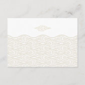 金ゴールド中国のク結婚ラウドの挿入カード エンクロージャーカード (裏面)