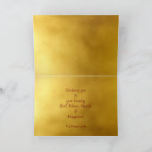 金ゴールド中国のホースカスタムイヤー〔占星術の〕十二宮図HGC カード (内部)