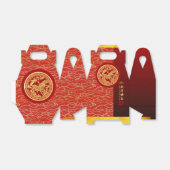 金ゴールド中国のレッドホース紙カット2026 GFB フェイバーボックス (折り畳みなし)