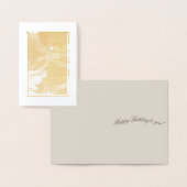 金ゴールド中国の古代美術ハッピーバースデー 箔カード (ディスプレー)