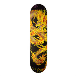 金ゴールド中国の天皇龍エレメントカスタムプロ スケートボード