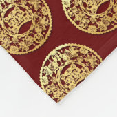 金ゴールド中国の紙カットタイガー年選択カラーFB6 フリースブランケット (角)