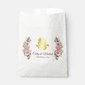 金ゴールド中国の結婚の二重の幸福の素朴な フェイバーバッグ (正面)