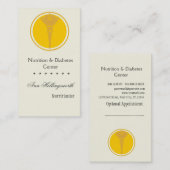 金ゴールド事前製作ロゴアポイントメント医クール師 予約カード (正面/裏面)