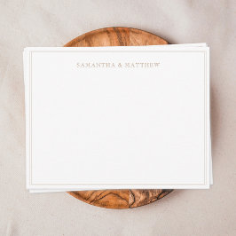 金ゴールド二重縁ど対対 ノートカード