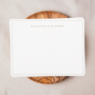 金ゴールド二重縁ど対対 ノートカード