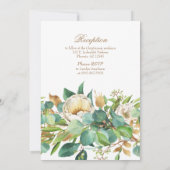 金ゴールド交雑と花洗い 招待状 (裏面)