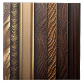 金ゴールド人気があるウッドアートランペリアコレクション タイル (正面)