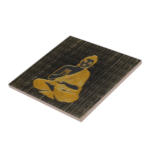 金ゴールド仏 タイル (側面)