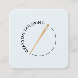 金ゴールド仕立て用針及び糸 スクエア名刺