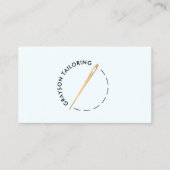 金ゴールド仕立て用針及び糸 名刺 (正面)