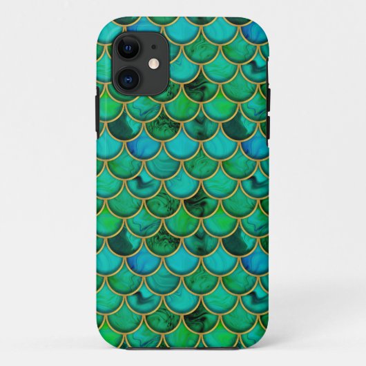 金ゴールド付きはかりで測の3d緑 Case-Mate iPhoneケース (裏面)