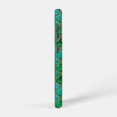 金ゴールド付きはかりで測の3d緑 samsung galaxyケース (右側面)