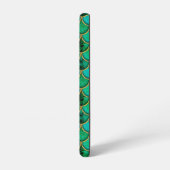 金ゴールド付きはかりで測の3d緑 samsung galaxyケース (左側面)