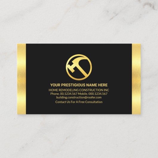 金ゴールド付き手回しツール 名刺 (裏面)