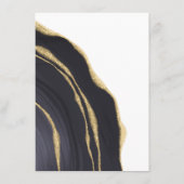 金ゴールド付き高級ブラックゲート エンクロージャーカード (裏面)