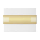 金ゴールド付文字 招待状ベリーバンド (裏面例)