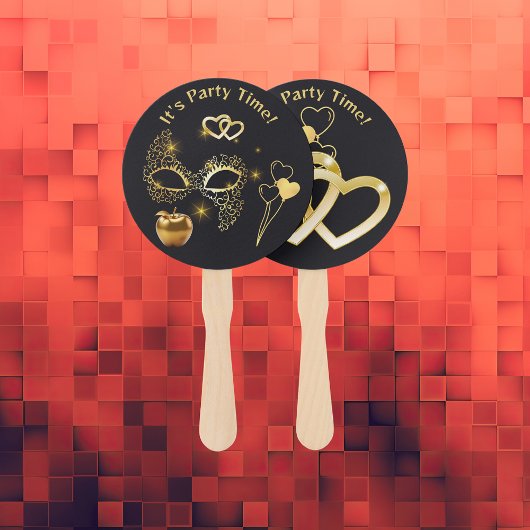 金ゴールド仮装パーティー時間 | ハンドファン