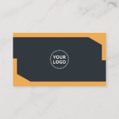 金ゴールド企業のプロフェッショナルQRコードスキャン可能 名刺 (裏面)