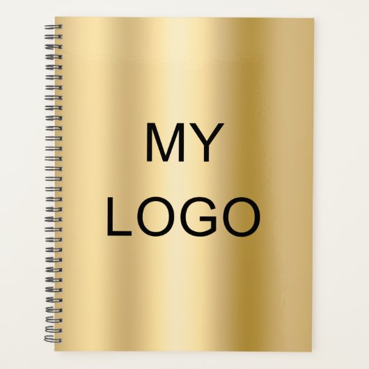 金ゴールド会社のロゴ2024 プランナー手帳 (正面)