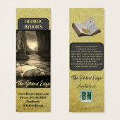 金ゴールド作家のプロモライター・ブックマーク (正面&裏面)