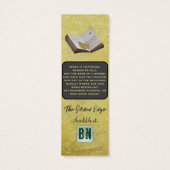 金ゴールド作家のプロモライター・ブックマーク (裏面)