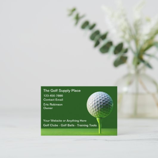 金ゴールド供シンプル給の名刺 名刺 (スタンド正面)