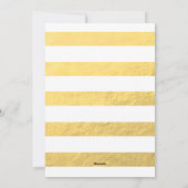 金ゴールド信じ |ホリデーフォトカード シーズンカード (裏面)