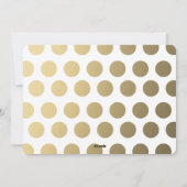 金ゴールド信じ |ホリデーフォトカード シーズンカード (裏面)