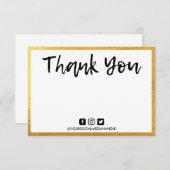 金ゴールド個人メッセージありがとうございますメディア挿入 (正面/裏面)