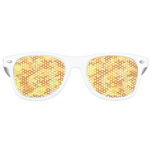 金ゴールド偽装 レトロサングラス (正面)