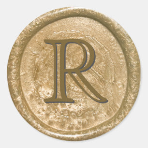 金ゴールド優雅 ラウンドシール