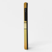 金ゴールド光沢のあるステンレス鋼金属 Case-Mate iPhoneケース (裏面/左)