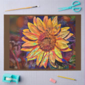 金ゴールド光沢ひまわりコレクシエレガントョン 薄葉紙 (クラフト)