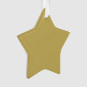 金ゴールド光沢 オーナメント (正面)