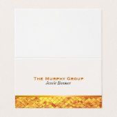 金ゴールド光沢 名刺 (外部フラット)