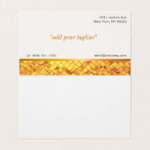 金ゴールド光沢 名刺 (内部フラット)