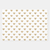 金ゴールド光輝グリッター ラッピングペーパーシート (正面2)