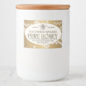 金ゴールド入り防水ハニカムラベル及び蜂 フードラベル (正面)