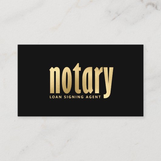 金ゴールド公エレガント証融資代理人 名刺 (正面)