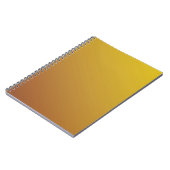 金ゴールド六角：グリッタージオメトリ背景 ノートブック (左側)