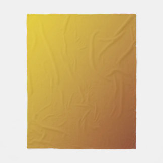 金ゴールド六角：グリッタージオメトリ背景 フリースブランケット