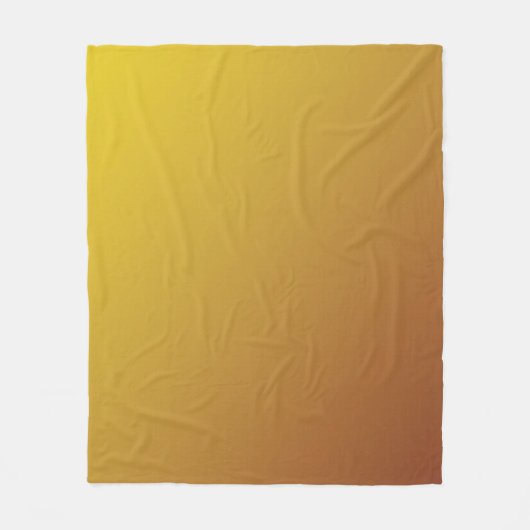 金ゴールド六角：グリッタージオメトリ背景 フリースブランケット (正面)