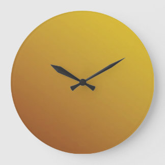 金ゴールド六角：グリッタージオメトリ背景 ラージ壁時計